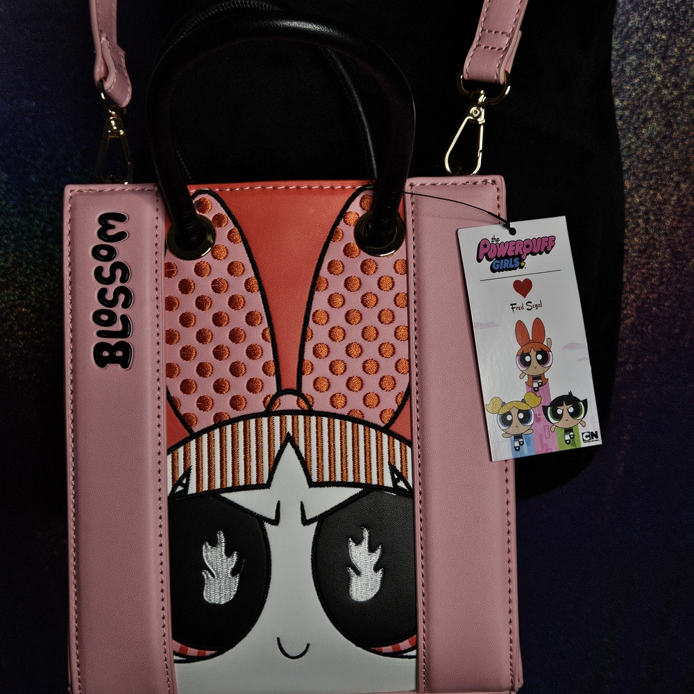 Blossom Powerpuff Girl Fred Segal Limited Edition Pink Handbag